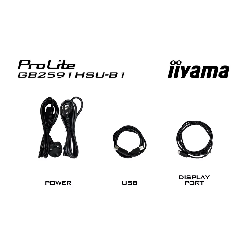 Gaming monitor IIYAMA G-Master GB2591HSU-B1 24.5 inch (68.6 cm) Full HD — HDMI/DisplayPort/USB, black