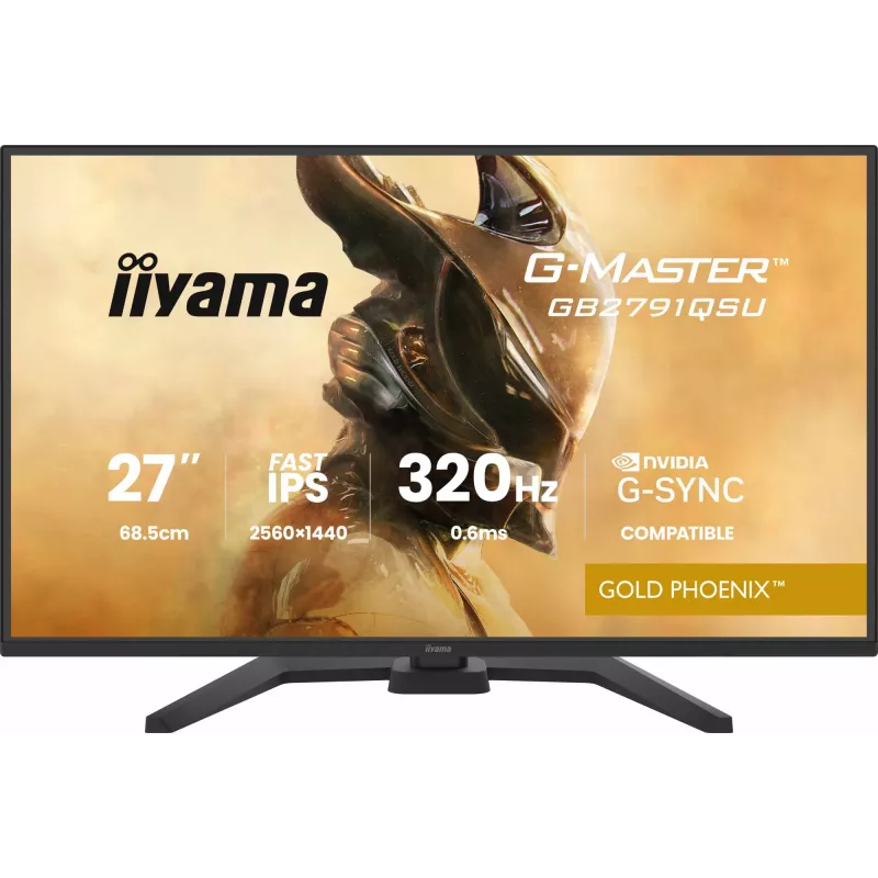 Gaming monitor IIYAMA GB2791QSU-B1 27 inch (68.6 cm) QHD with HDMI, DisplayPort and USB, black
