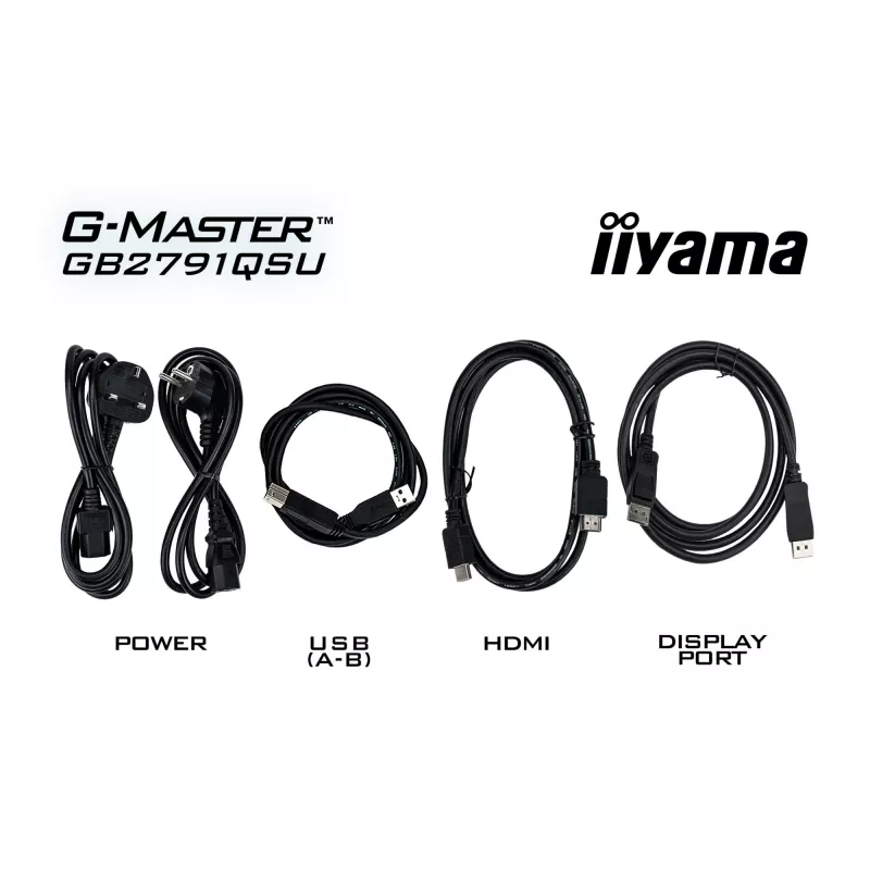 Gaming monitor IIYAMA GB2791QSU-B1 27 inch (68.6 cm) QHD with HDMI, DisplayPort and USB, black