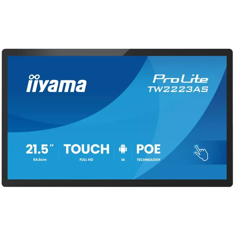 Monitor IIYAMA TW2223AS-B3P 21.5 inch (55.0 cm) M-Touch USB-C Android 16:9