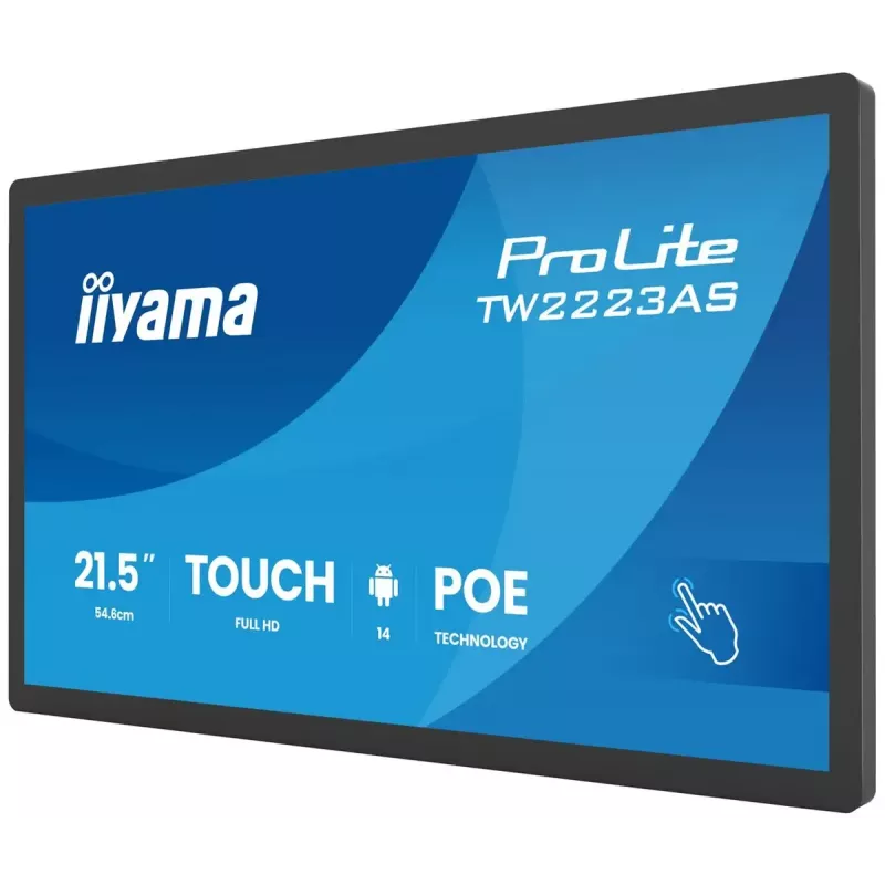 Monitor IIYAMA TW2223AS-B3P 21.5 inch (55.0 cm) M-Touch USB-C Android 16:9