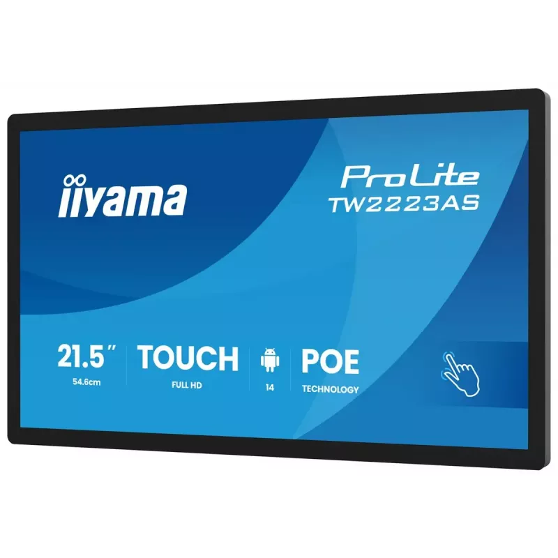 Monitor IIYAMA TW2223AS-B3P 21.5 inch (55.0 cm) M-Touch USB-C Android 16:9