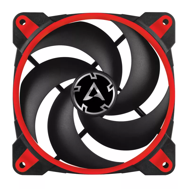 ARCTIC BioniX P120 (Red) – Pressure-optimised 120 mm Gaming Fan with PWM PST