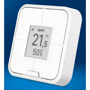 Wall-mounted wireless smart controller FRITZ Smart Control 440 — White, 69×69×18 mm