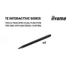 IIYAMA ProLite TE8613A-B2AG 86 inch 4K UHD Interactive Touchscreen Display with Android 14 EDLA, Wi-Fi 6, 40-Point IR Touch, 500 cd/m², 24/7