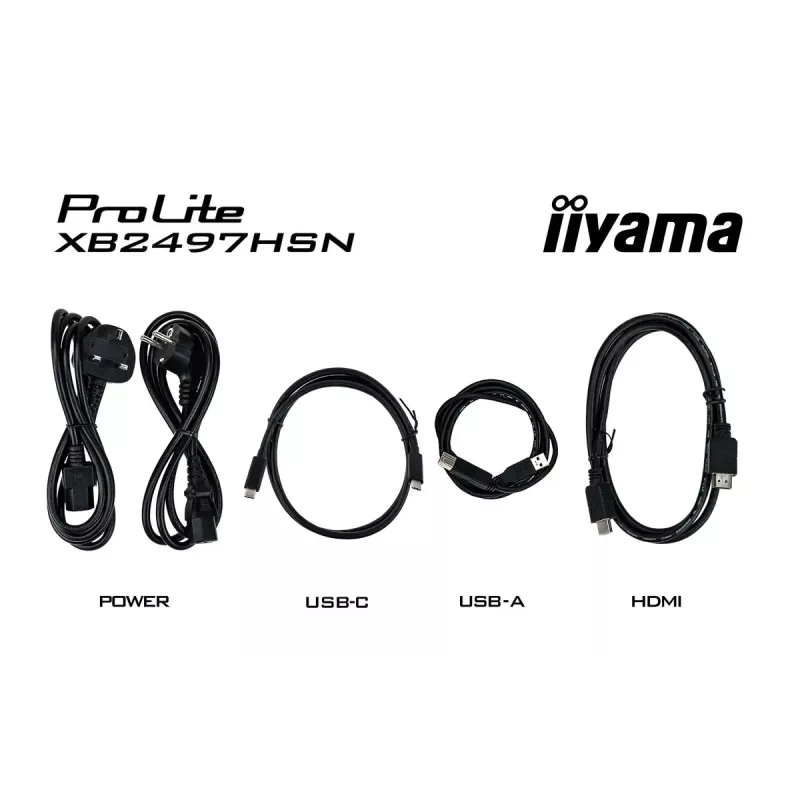 iiyama ProLite XB2497HSN-B1 computer monitor 60.5 cm (23.8 inch) 1920 x 1080 pixels Full HD LED Black
