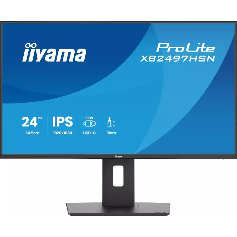 iiyama ProLite XB2497HSN-B1 computer monitor 60.5 cm (23.8 inch) 1920 x 1080 pixels Full HD LED Black