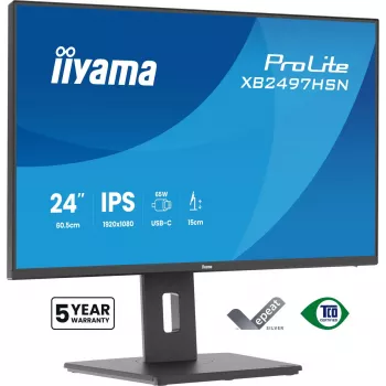iiyama ProLite XB2497HSN-B1 computer monitor 60.5 cm (23.8 inch) 1920 x 1080 pixels Full HD LED Black