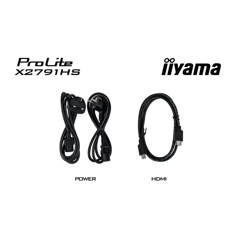 Computer monitor IIYAMA ProLite X2791HS-B1 27 inch IPS Full HD 1920x1080 LED Matt, built-in speakers, VESA mount, Black