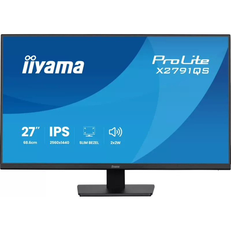 iiyama ProLite X2791QS-B1 computer monitor 68.6 cm (27 inch) 2560 x 1440 pixels Quad HD LED Black