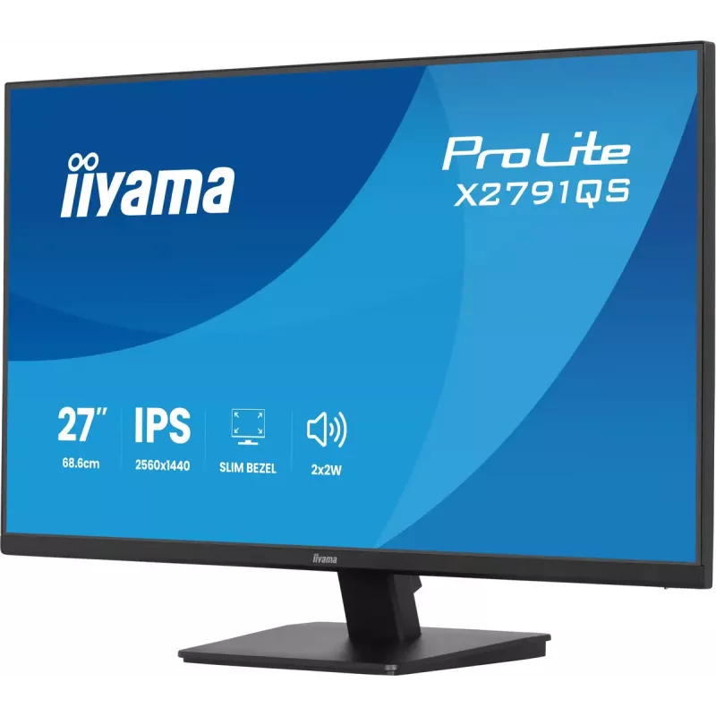 iiyama ProLite X2791QS-B1 computer monitor 68.6 cm (27 inch) 2560 x 1440 pixels Quad HD LED Black