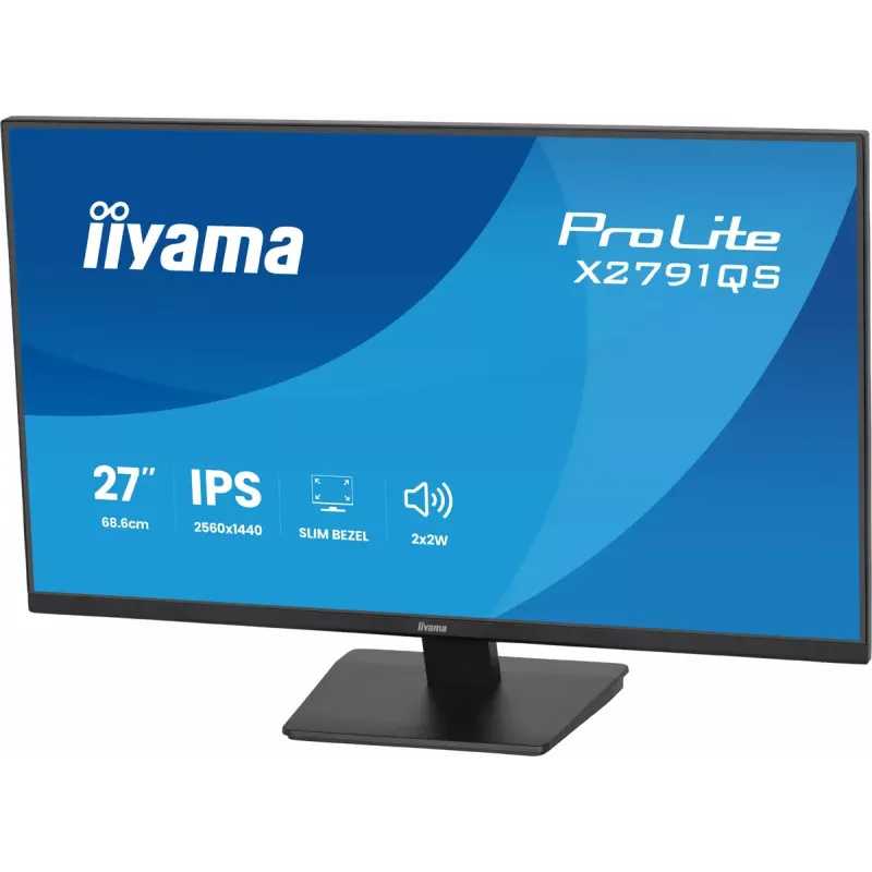 iiyama ProLite X2791QS-B1 computer monitor 68.6 cm (27 inch) 2560 x 1440 pixels Quad HD LED Black