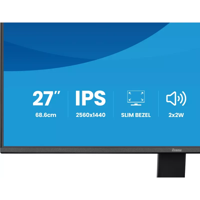 iiyama ProLite X2791QS-B1 computer monitor 68.6 cm (27 inch) 2560 x 1440 pixels Quad HD LED Black