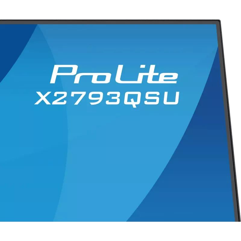 27 inch IIYAMA ProLite X2793QSU-B1 Quad HD 2560x1440 IPS LED monitor, 1 ms, USB hub, speakers, VESA