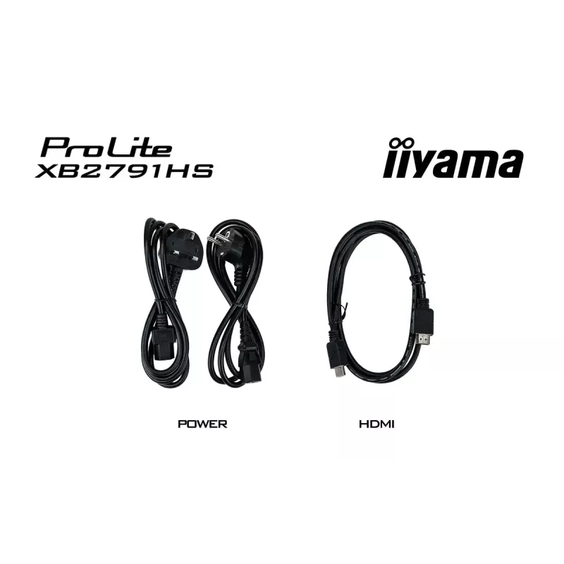 iiyama ProLite XB2791HS-B1 computer monitor 68.6 cm (27 inch) 1920 x 1080 pixels Full HD LED Black