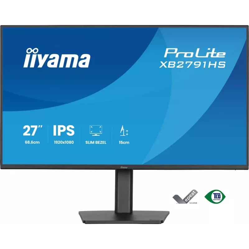 iiyama ProLite XB2791HS-B1 computer monitor 68.6 cm (27 inch) 1920 x 1080 pixels Full HD LED Black