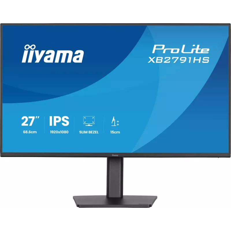 iiyama ProLite XB2791HS-B1 computer monitor 68.6 cm (27 inch) 1920 x 1080 pixels Full HD LED Black