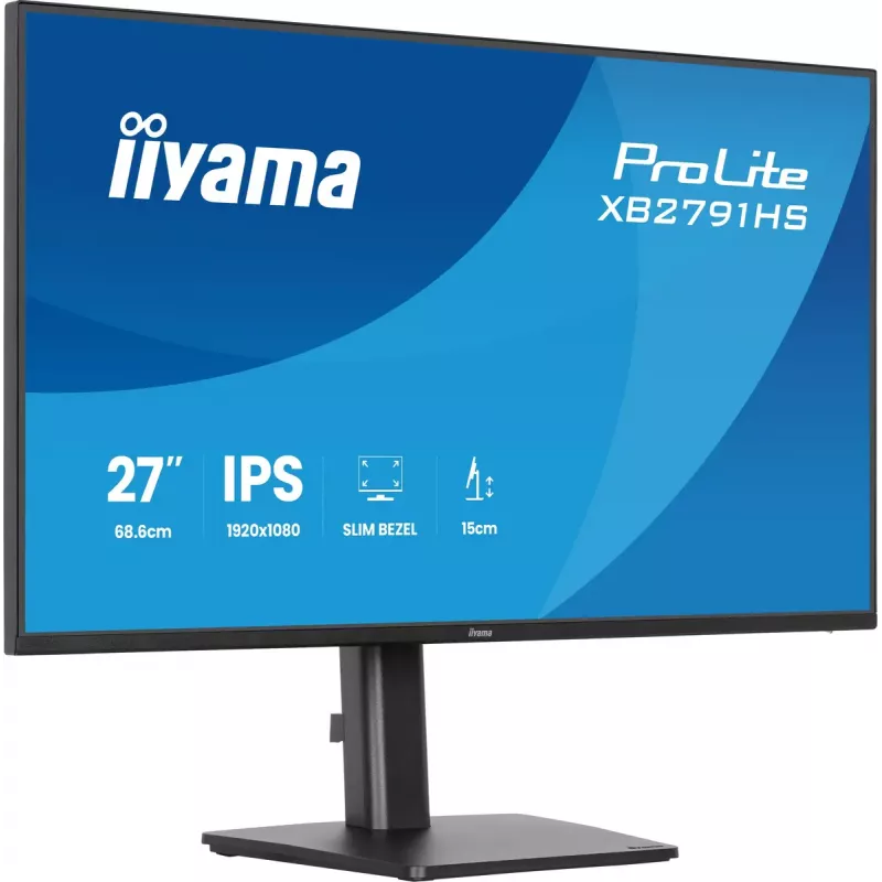 iiyama ProLite XB2791HS-B1 computer monitor 68.6 cm (27 inch) 1920 x 1080 pixels Full HD LED Black