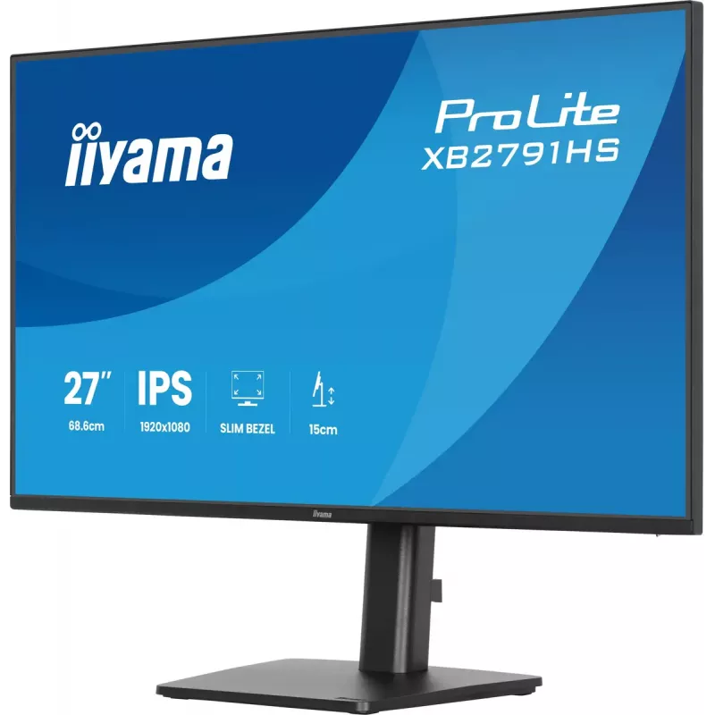 iiyama ProLite XB2791HS-B1 computer monitor 68.6 cm (27 inch) 1920 x 1080 pixels Full HD LED Black