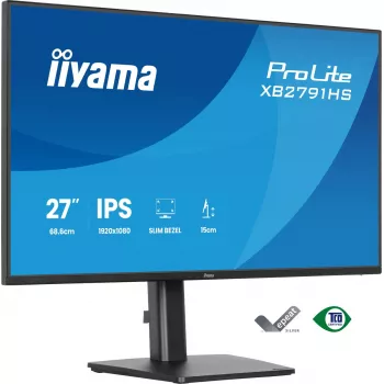 iiyama ProLite XB2791HS-B1 computer monitor 68.6 cm (27 inch) 1920 x 1080 pixels Full HD LED Black