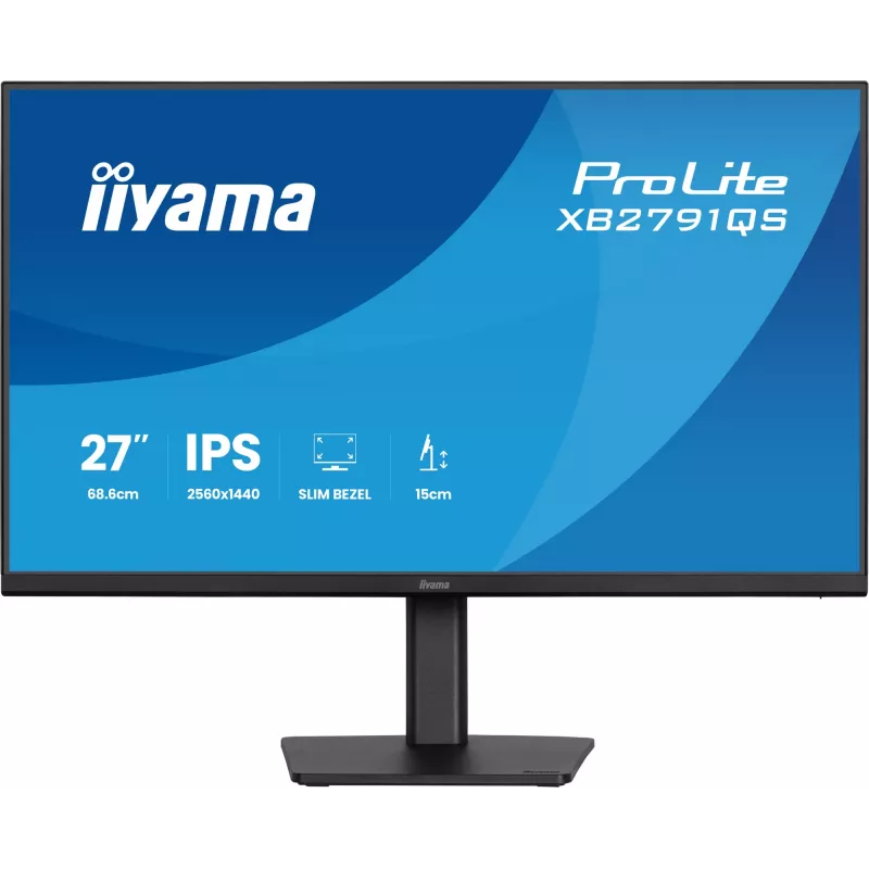 iiyama ProLite XB2791QS-B1 computer monitor 68.6 cm (27 inch) 2560 x 1440 pixels Quad HD LED Black