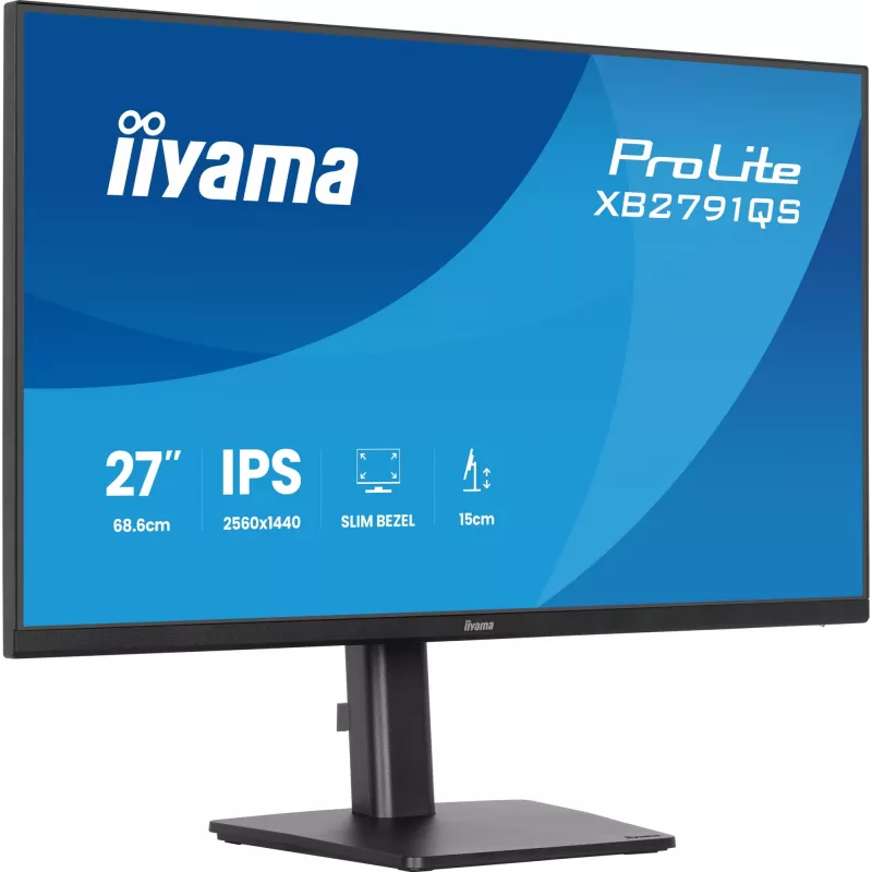 iiyama ProLite XB2791QS-B1 computer monitor 68.6 cm (27 inch) 2560 x 1440 pixels Quad HD LED Black