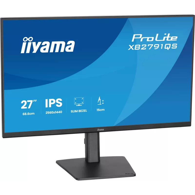 iiyama ProLite XB2791QS-B1 computer monitor 68.6 cm (27 inch) 2560 x 1440 pixels Quad HD LED Black