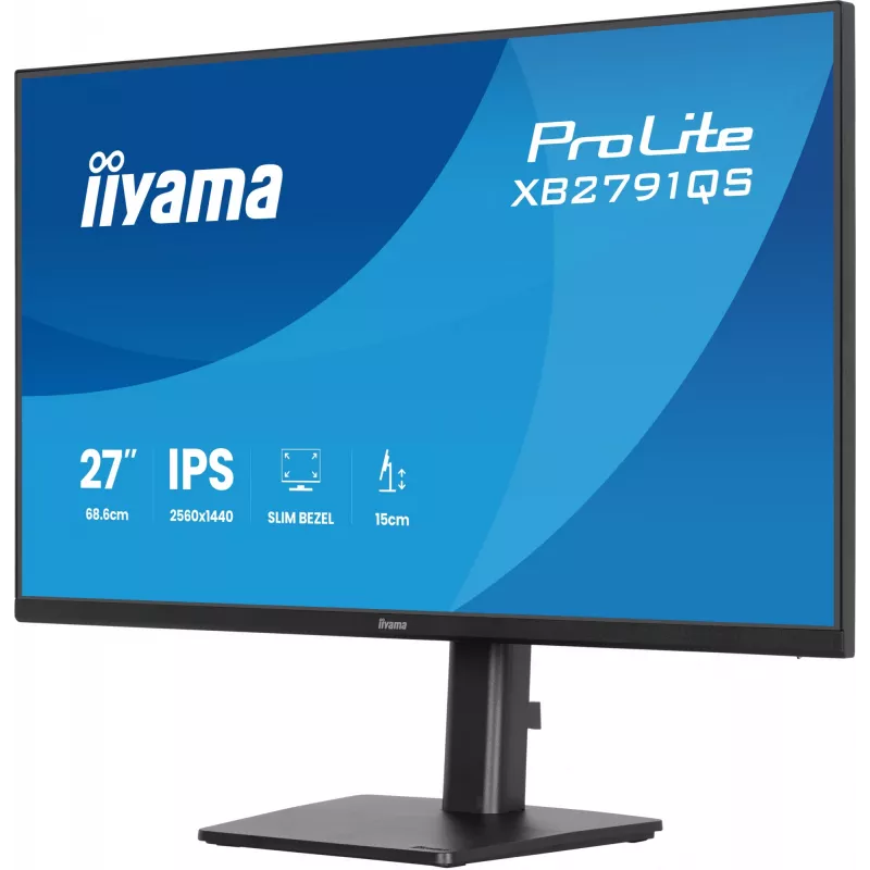 iiyama ProLite XB2791QS-B1 computer monitor 68.6 cm (27 inch) 2560 x 1440 pixels Quad HD LED Black
