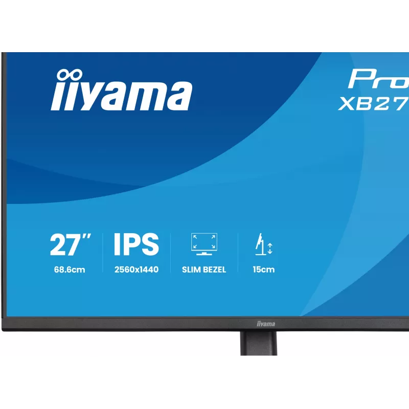 iiyama ProLite XB2791QS-B1 computer monitor 68.6 cm (27 inch) 2560 x 1440 pixels Quad HD LED Black