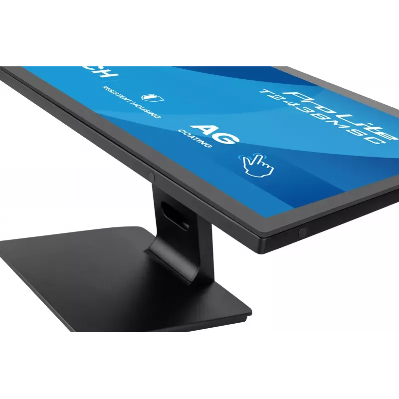 iiyama ProLite T2438MSC-B2 computer monitor 60.5 cm (23.8 inch) 1920 x 1080 pixels Full HD LED Touchscreen Black
