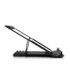 Lindy Collapsible Square Laptop Riser, Laptop arm, Black, Silver, Aluminium, Rubber, 10 kg, RoHS, REACH & California Proposition 65, 90 - 113 mm
