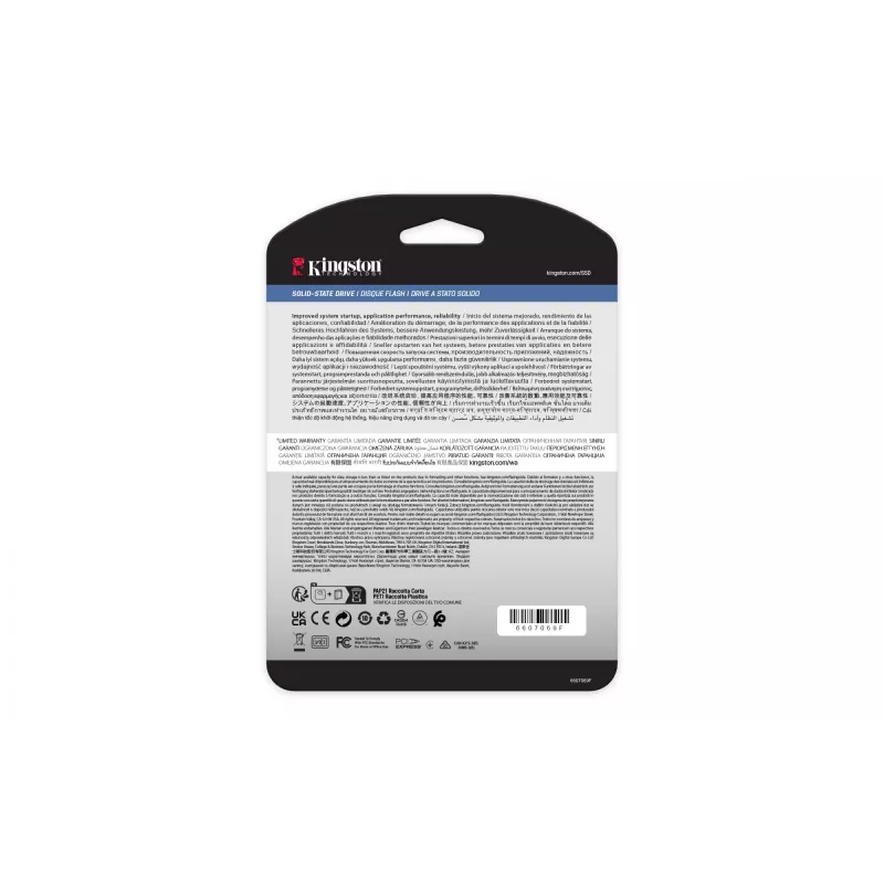 Kingston Technology 240G DC2000B PCIe 4.0 M.2 2280 Enterprise SSD (Non-Heatsink)