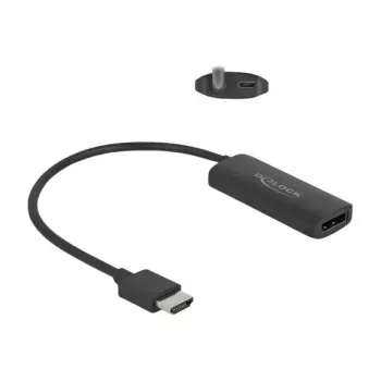 DeLOCK Adapter HDMI-A male to DisplayPort female 8K 0.18m