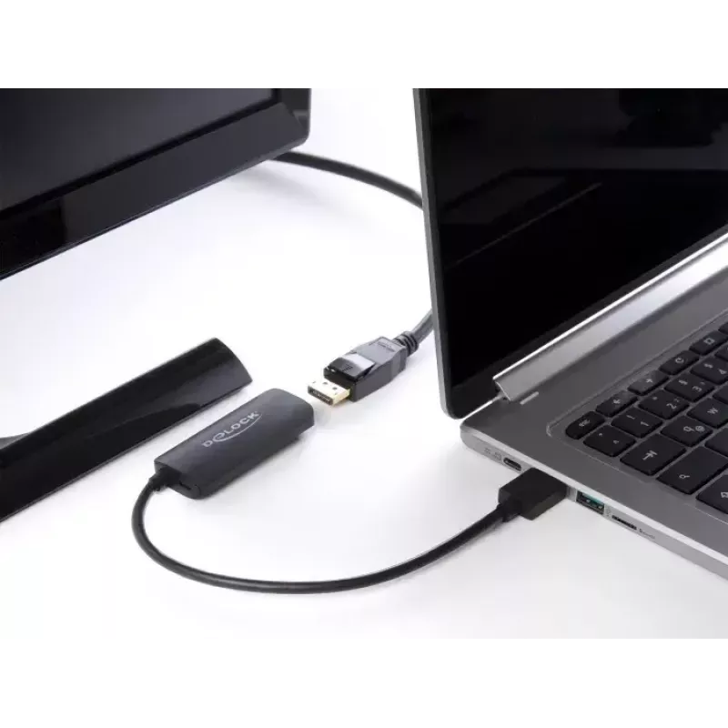 DeLOCK Adapter HDMI-A male to DisplayPort female 8K 0.18m