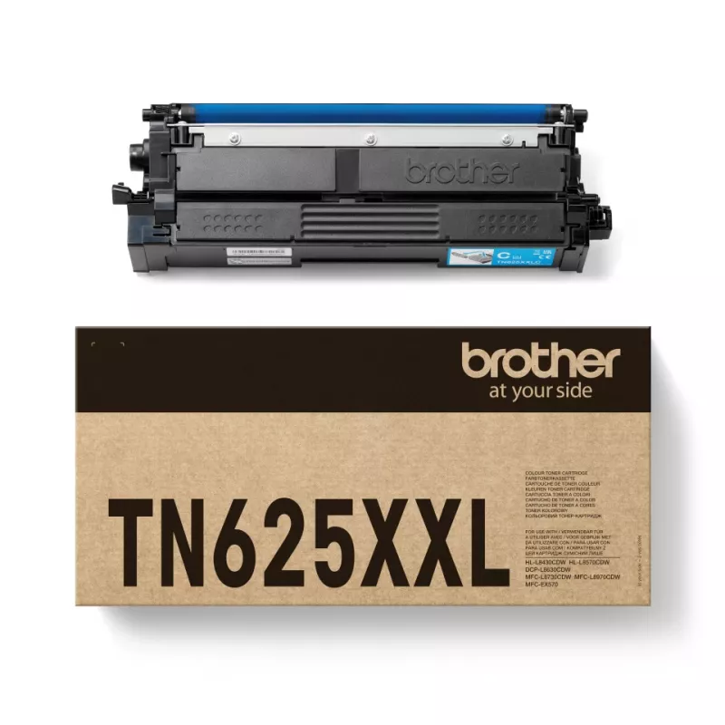 Toner cartridge Brother TN-625XXLC Cyan original, 6500 pages, 1 pc