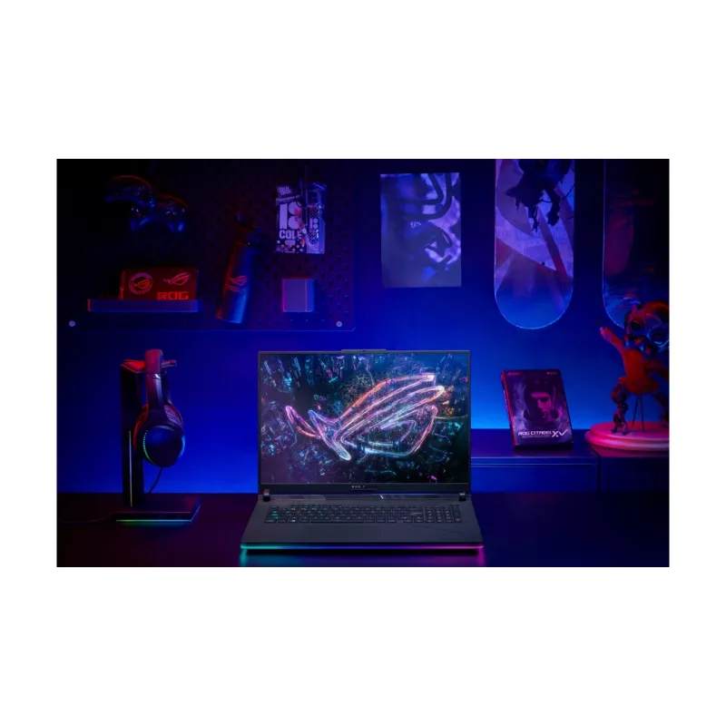 ASUS ROG Strix G16 G614PR-RV081W AMD Ryzen™ 9 8940HX Laptop 40.6 cm (16 inch) WUXGA 32 GB DDR5-SDRAM 1 TB SSD NVIDIA GeForce RTX 5070 Ti Wi-Fi 6E (802.11ax) Windows 11 Home German Black, Grey