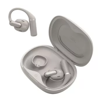 Headset JBL Sense Pro TWS ear-hook for calls and music, 20–40000 Hz, USB‑C charging stand, Grey, 95.2 g