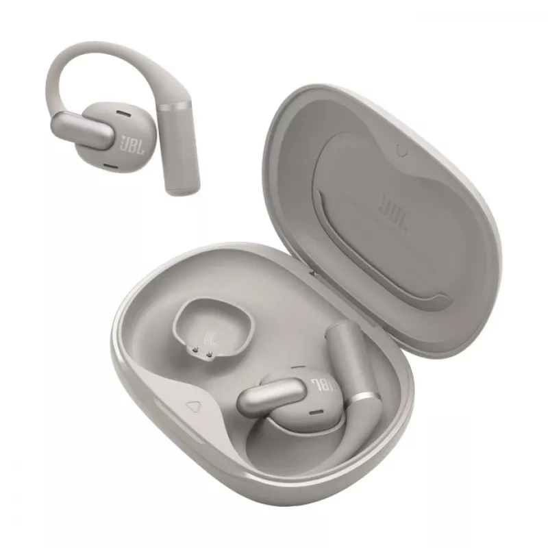 Headset JBL Sense Pro TWS ear-hook for calls and music, 20–40000 Hz, USB‑C charging stand, Grey, 95.2 g