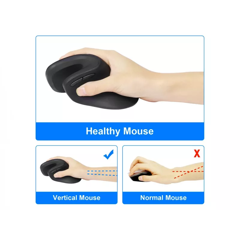Equip 245119 mouse Universal Right-hand USB Type-A + USB Type-C Optical 7200 DPI
