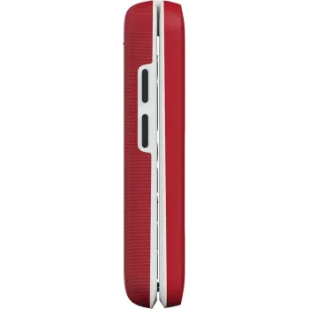 Feature phone Doro Leva E30 clamshell, 2.8 inch (7.11 cm) 320x240, Single SIM, 0.3 MP camera, 1150 mAh, IP55, Red/White