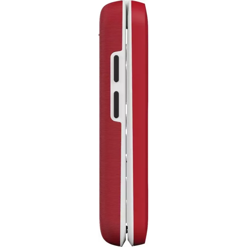 Feature phone Doro Leva E30 clamshell, 2.8 inch (7.11 cm) 320x240, Single SIM, 0.3 MP camera, 1150 mAh, IP55, Red/White