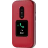 Feature phone Doro Leva E30 clamshell, 2.8 inch (7.11 cm) 320x240, Single SIM, 0.3 MP camera, 1150 mAh, IP55, Red/White