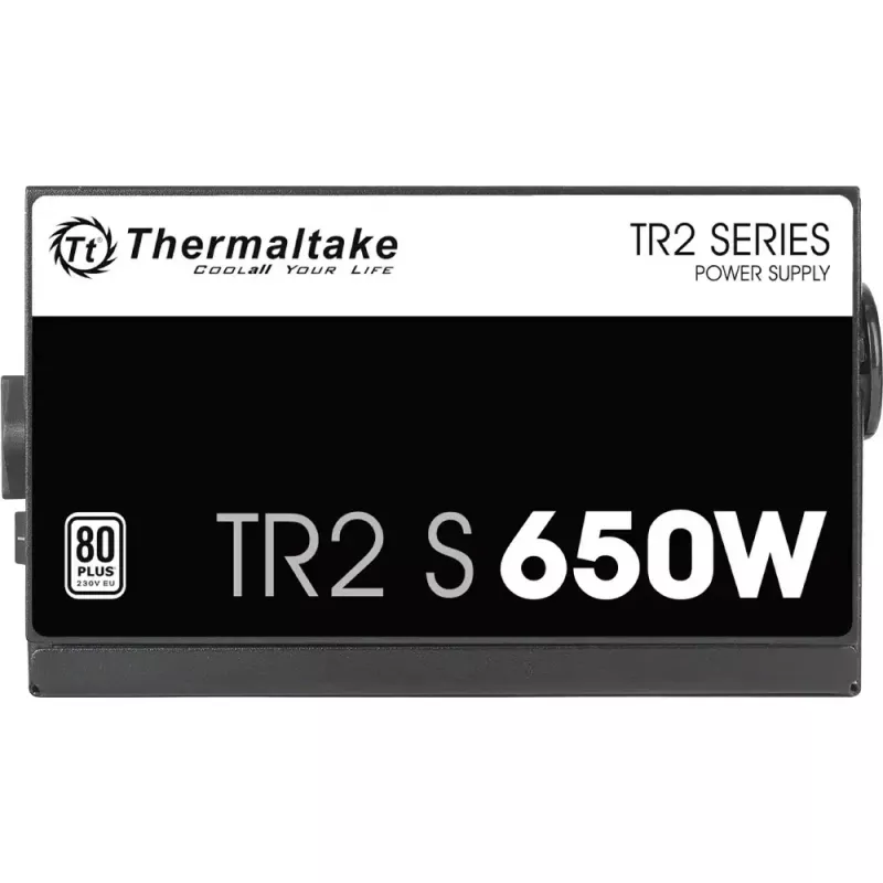 Power supply unit Thermaltake TR2 S 650W — ATX, 20+4 pin, 80 PLUS, 120 mm fan, black