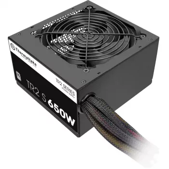 Power supply unit Thermaltake TR2 S 650W — ATX, 20+4 pin, 80 PLUS, 120 mm fan, black