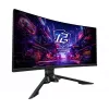 Monitor ASROCK PG34QRT3A 34 inch (86.4 cm) WQHD 3440×1440 OLED Curved VA 21:9 500 cd/m² 4000:1 USB 3.2 Gen1 Speakers VESA Height adjustable