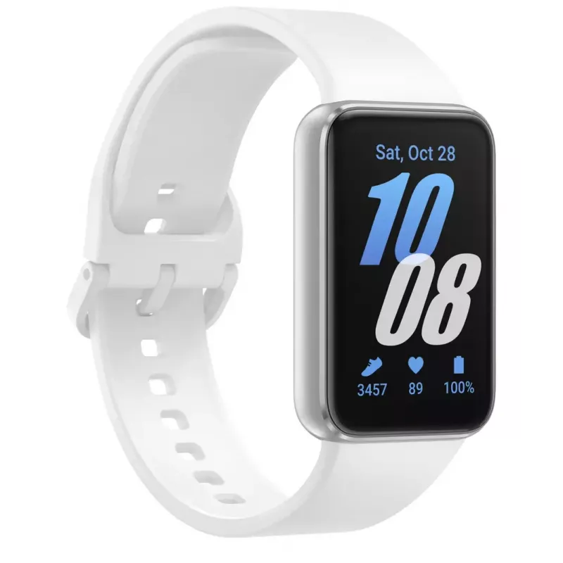 Samsung Galaxy Fit3 4.06 cm (1.6 inch) AMOLED 40 mm Digital 256 x 402 pixels Touchscreen Silver