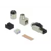 RJ45 Plug field assembly Cat.6A metal angled DeLOCK 86289