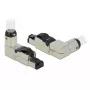 RJ45 Plug field assembly Cat.6A metal angled DeLOCK 86289