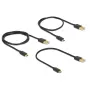 USB Cable DeLOCK 83680 USB 2.0 USB A Micro-USB B Black