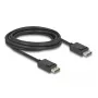 DeLOCK DisplayPort cable 16K 30 Hz 8K 60 Hz 40 Gbps 3 m